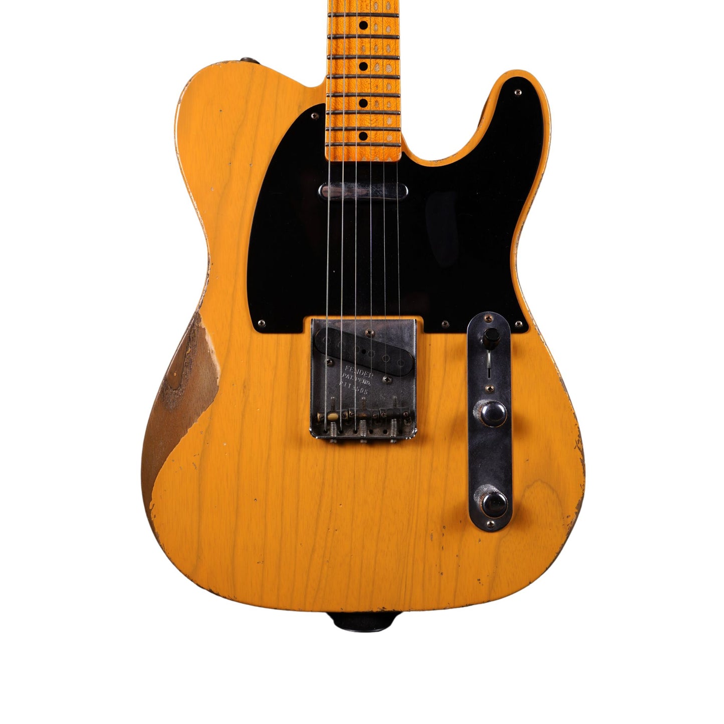 Fender Custom Shop Masterbuilt Telecaster Elektro Gitar - Butterscotch