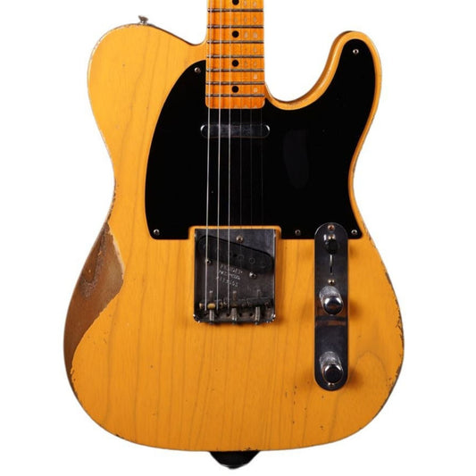 Fender Custom Shop Masterbuilt Telecaster Elektro Gitar - Butterscotch