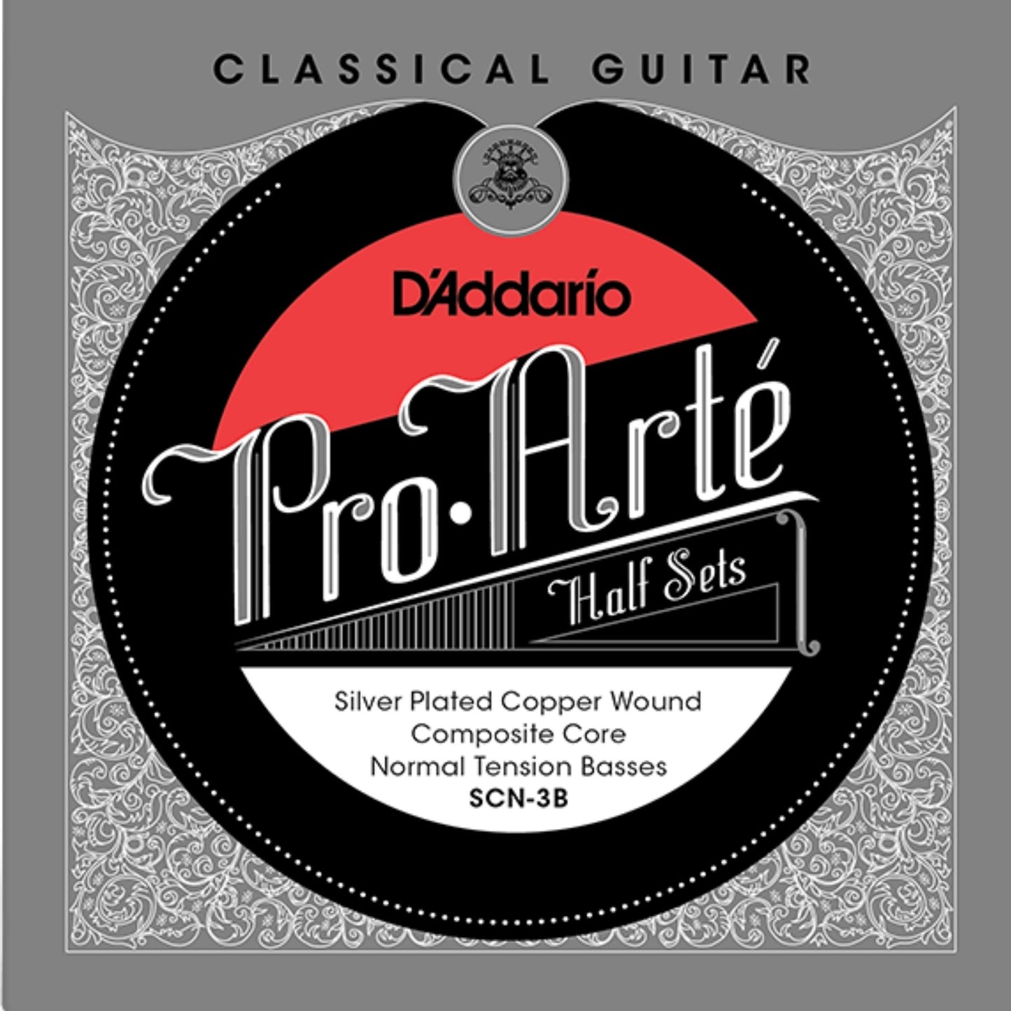 D'Addario SCN-3B Pro-Arte Half Sets Composite Normal Tension Üst 3 Klasik Gitar Teli (Re-La-Mi)