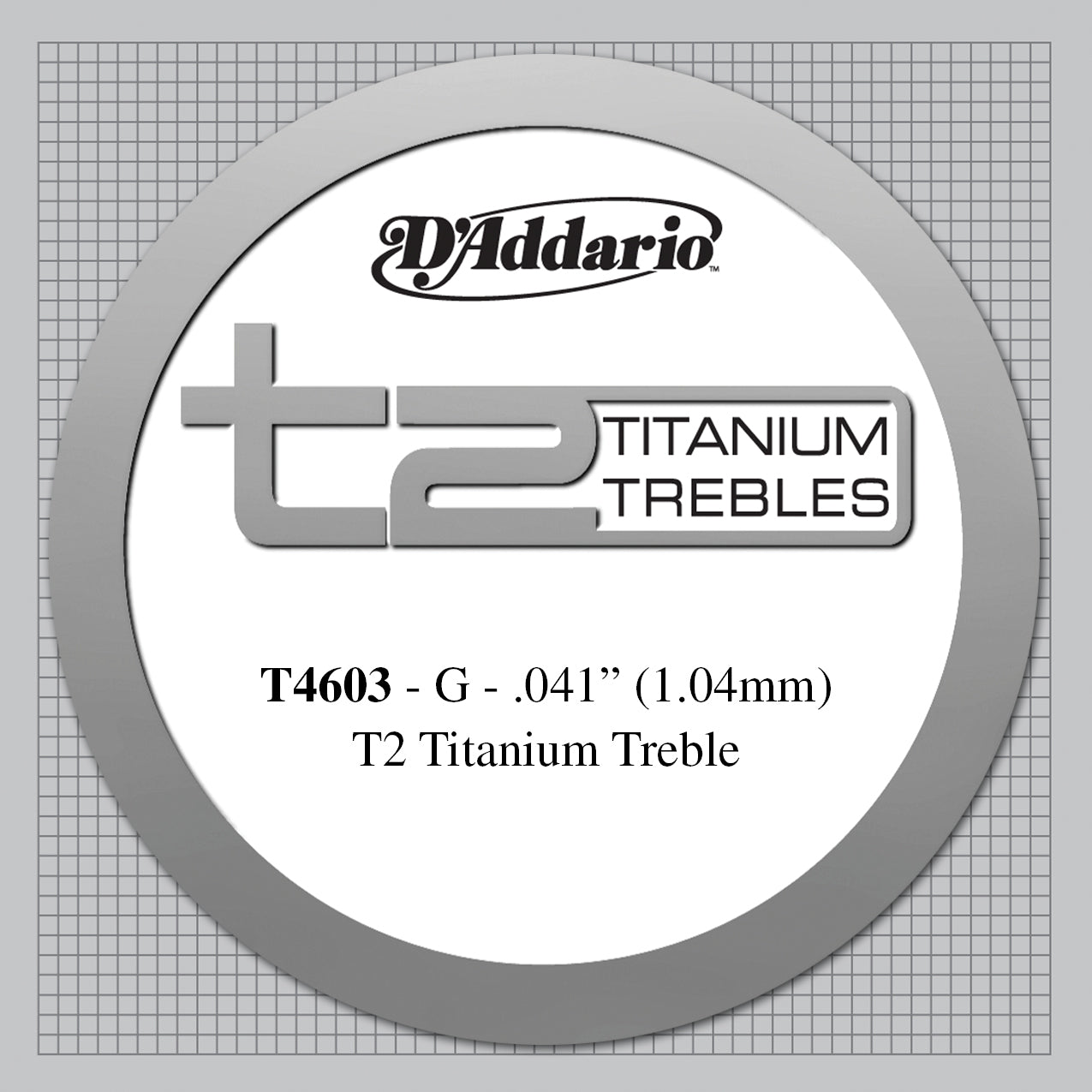 D'Addario T4603 T2 Titanium Hard Tension Klasik Gitar Tek Tel (Sol)