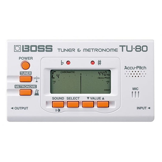 Boss TU-80-WH Chromatic Tuner