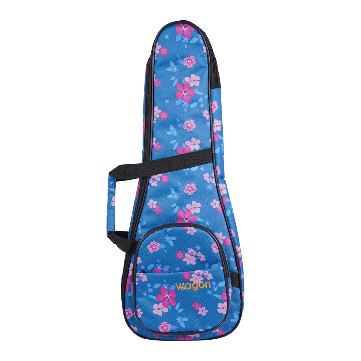 Wagon 04 Serisi Tenor Ukulele Çantası - Hibiskus Mavi
