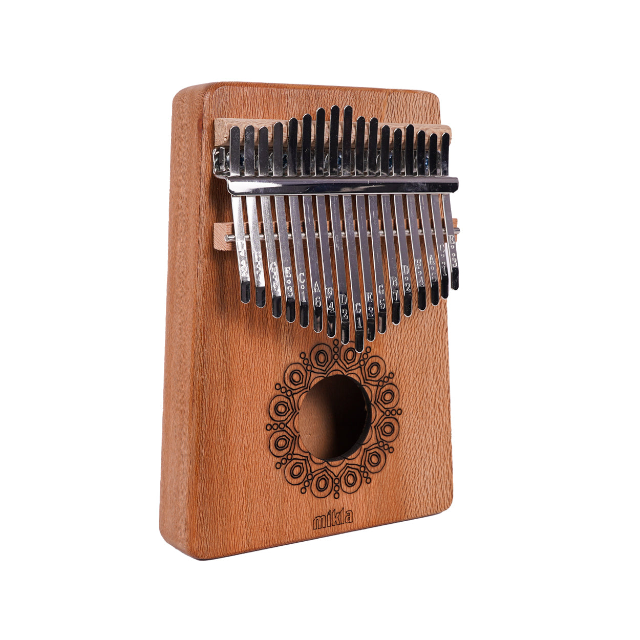 Mikla E-2 17 Tuş Masif Çınar Kalimba