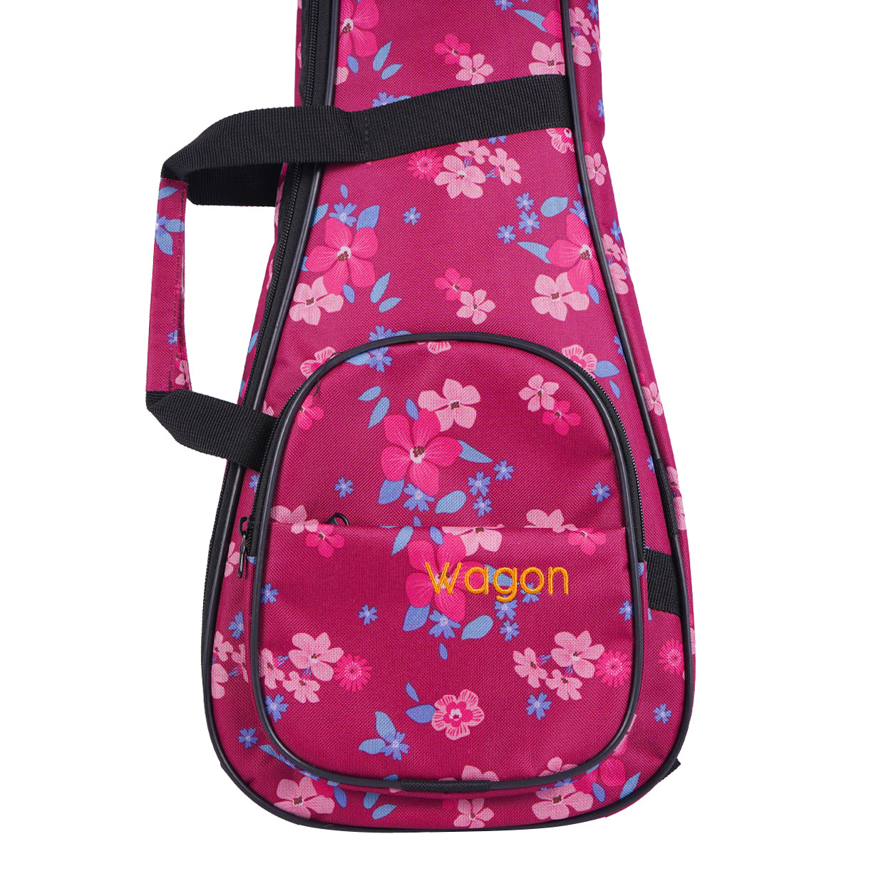 Wagon 04 Serisi Concert Ukulele Çantası - Hibiskus Pembe