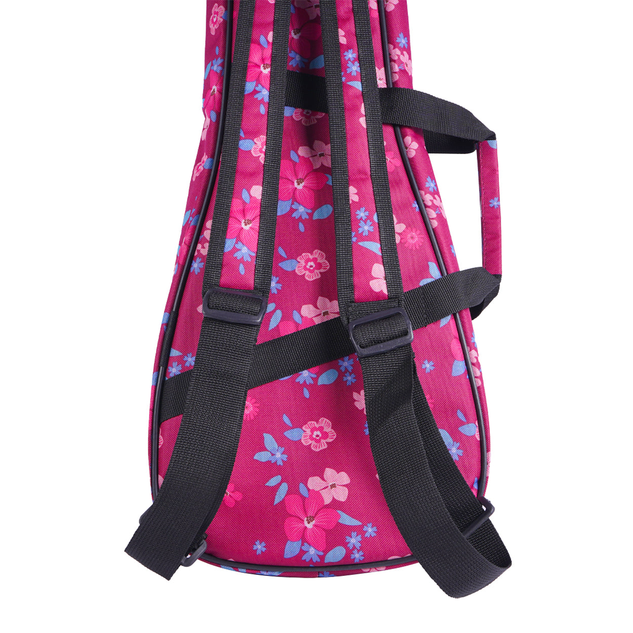 Wagon 04 Serisi Tenor Ukulele Çantası - Hibiskus Pembe