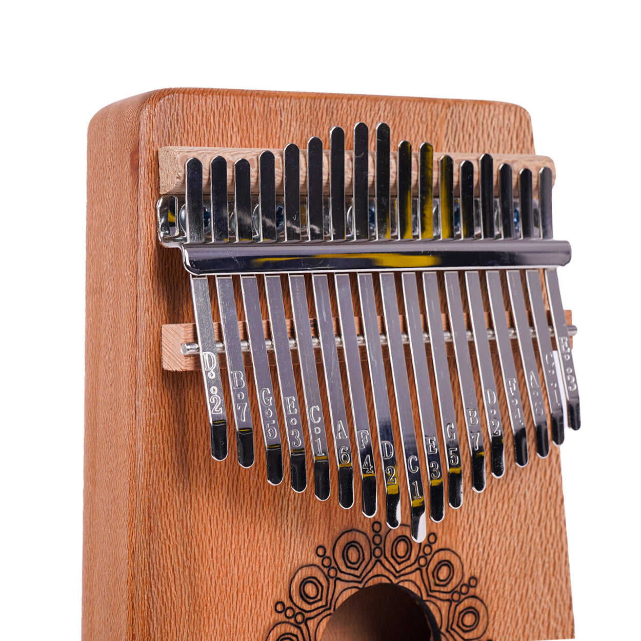 Mikla E-2 17 Tuş Masif Çınar Kalimba