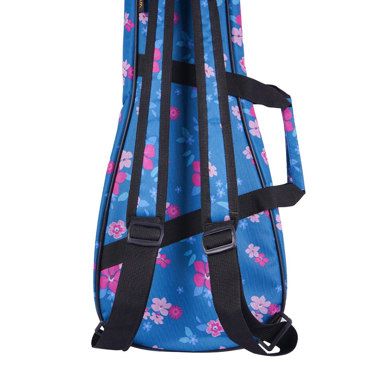 Wagon 04 Serisi Tenor Ukulele Çantası - Hibiskus Mavi