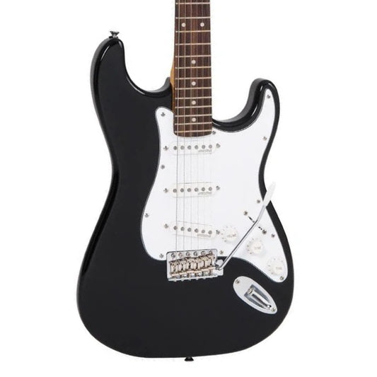 Vintage V6 Reissued Elektro Gitar - Boulevard Black