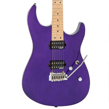 Vintage V6M24 Reissued Elektro Gitar - Pasadena Purple