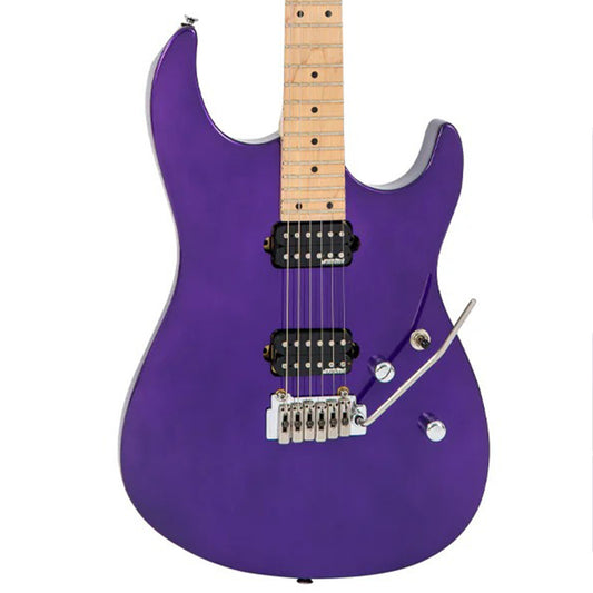 Vintage V6M24 Reissued Elektro Gitar - Pasadena Purple