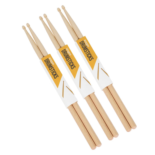 Wagon Drumsticks Hickory 7A Baget (3 Çift)