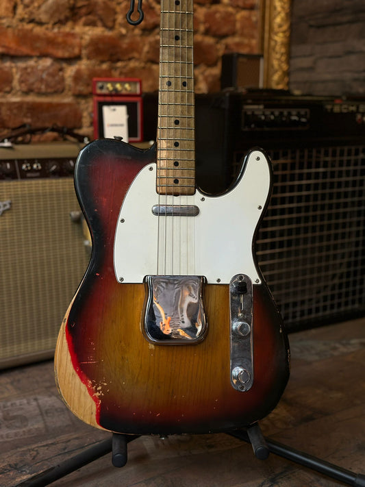 Fender Telecaster 1973 Elektro Gitar - Sunburst (2.El)