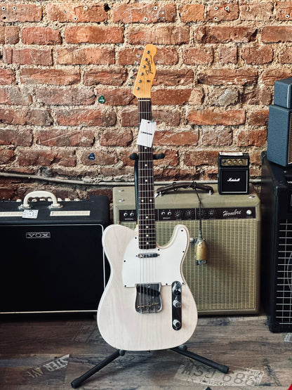 Fender Custom Shop Postmodern Telecaster Journeyman Elektro Gitar - Aged White Blonde (2.El)