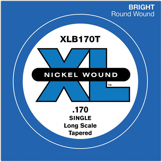 D'Addario XLB170T XL Nickel Bas Gitar Tek Tel (170)