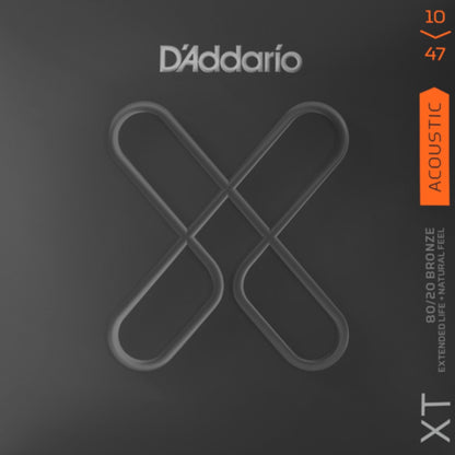 D'Addario XTABR1047 XT 80/20 Bronze Akustik Gitar Teli - Light (10-47)