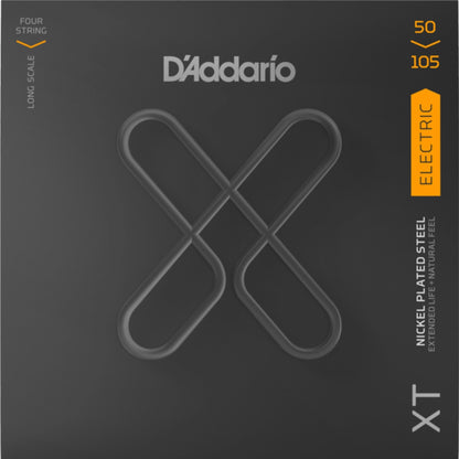 D'Addario XTB50105 XT Nickel Plated Steel 4 Telli Bas Gitar Teli - Medium (50-105)