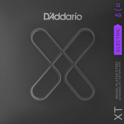 D'Addario XTE1149 XT Nickel Plated Steel Elektro Gitar Teli - Medium (11-49)