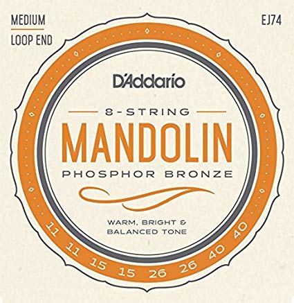 D'Addario EJ74 Phosphor Bronze Mandolin Teli