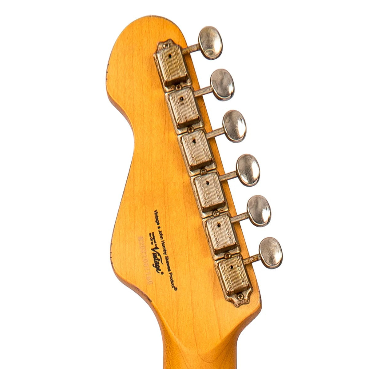 Vintage V65 ICON Vibrato Elektro Gitar - Distressed Sunburst