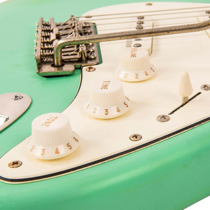 Vintage V6 ICON Elektro Gitar - Distressed Ventura Green
