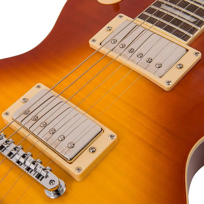 Vintage V100 Reissued Elektro Gitar - Lemon Drop