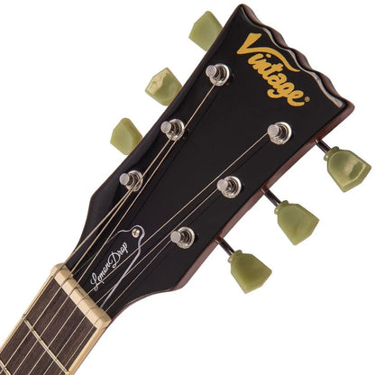Vintage V100 Reissued Elektro Gitar - Lemon Drop