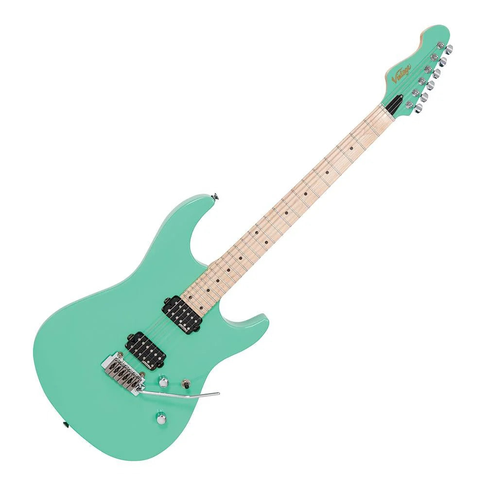 Vintage V6M24 Reissued Elektro Gitar - Ventura Green
