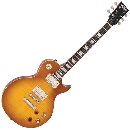Vintage V100 Reissued Elektro Gitar - Lemon Drop
