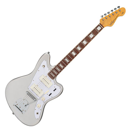 Vintage REVO Surfmaster 90 Elektro Gitar - Metallic Silver