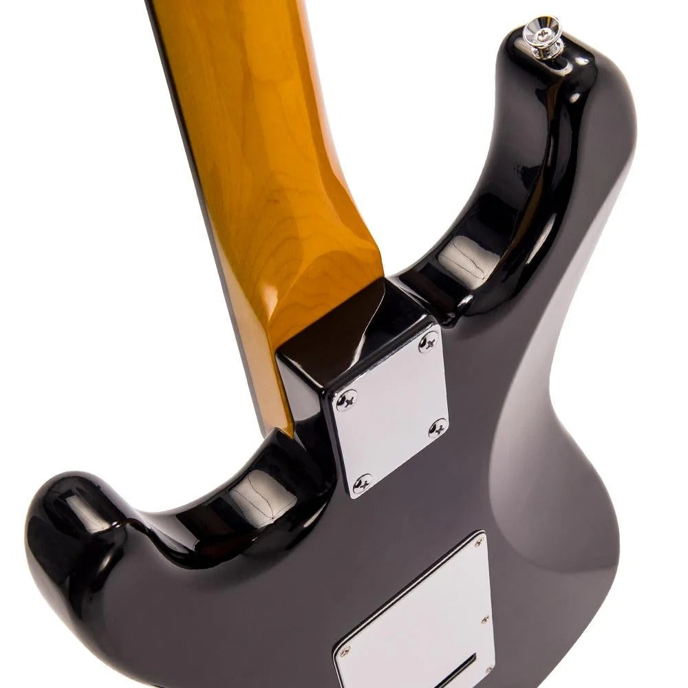 Vintage V6 Reissued Elektro Gitar - Boulevard Black