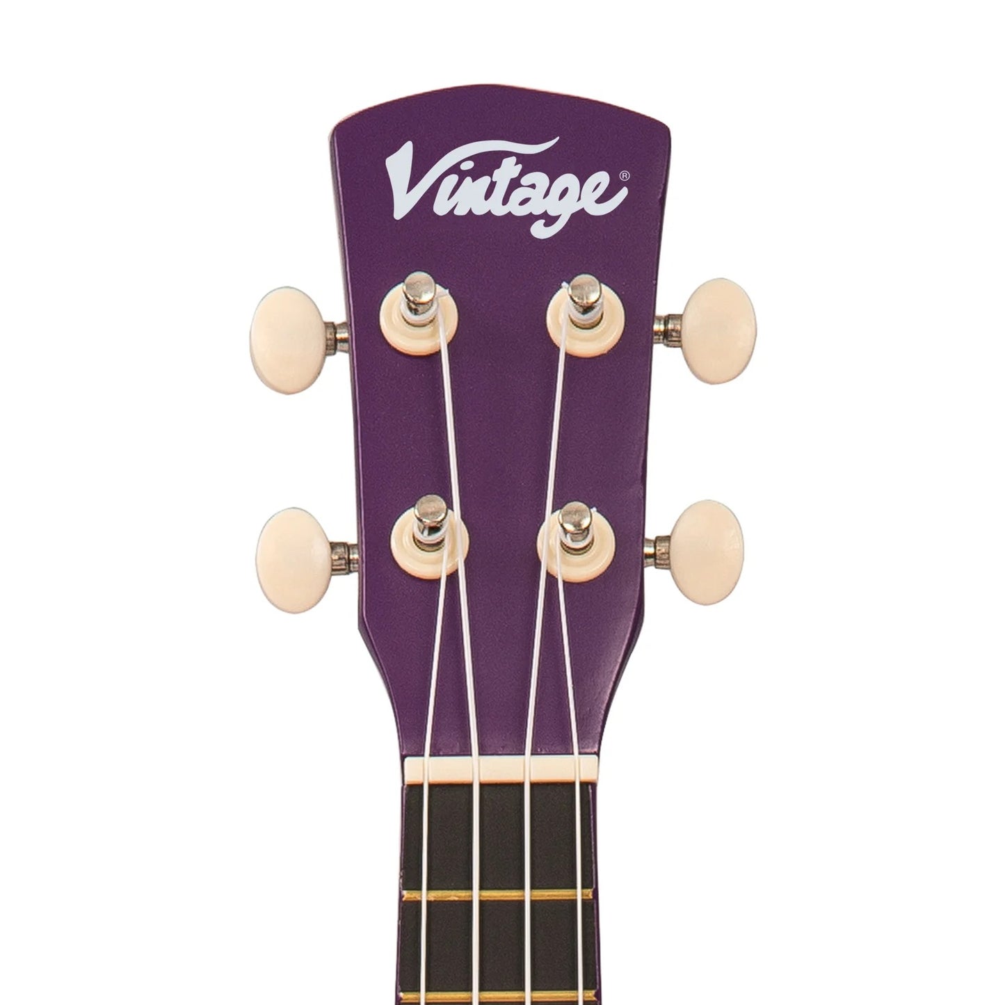 Vintage Laka Rainbow Soprano Ukulele - Violet