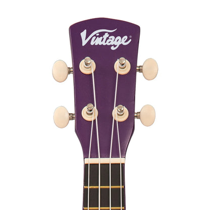 Vintage Laka Rainbow Soprano Ukulele - Violet