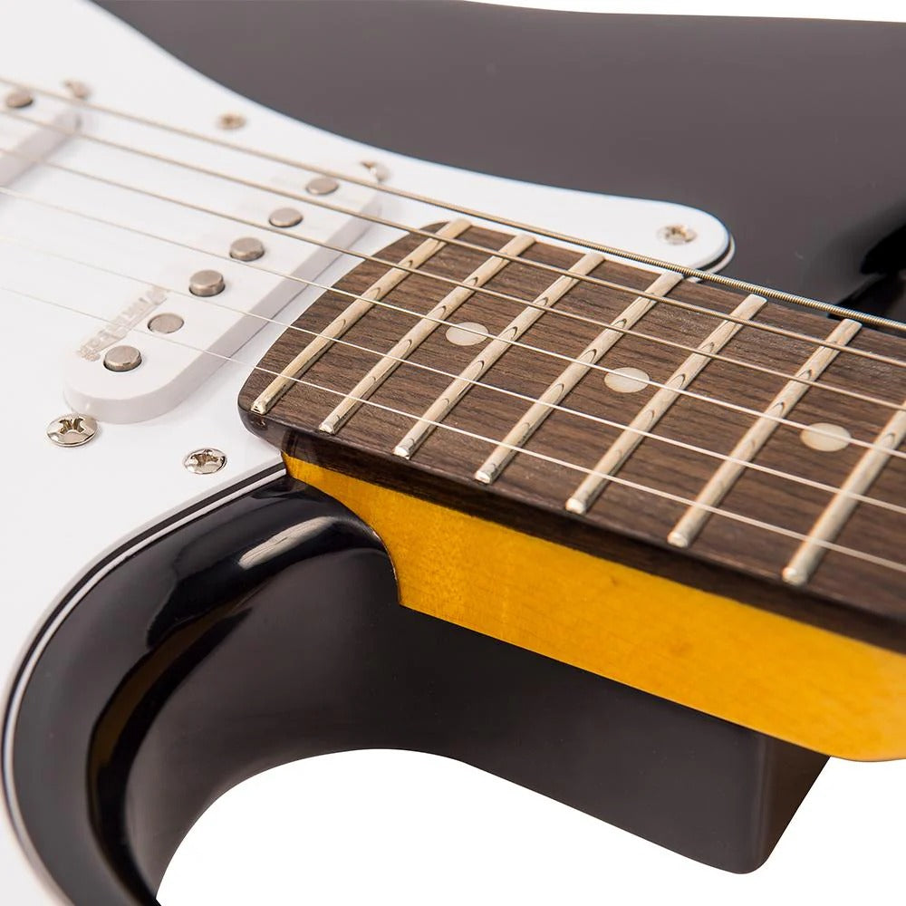 Vintage V6 Reissued Elektro Gitar - Boulevard Black