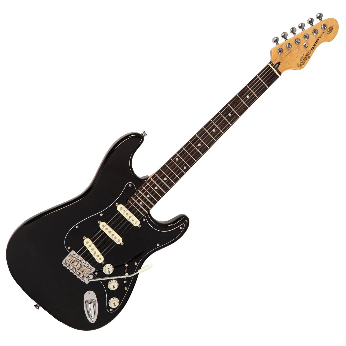 Vintage V60 Coaster Elektro Gitar - Boulevard Black
