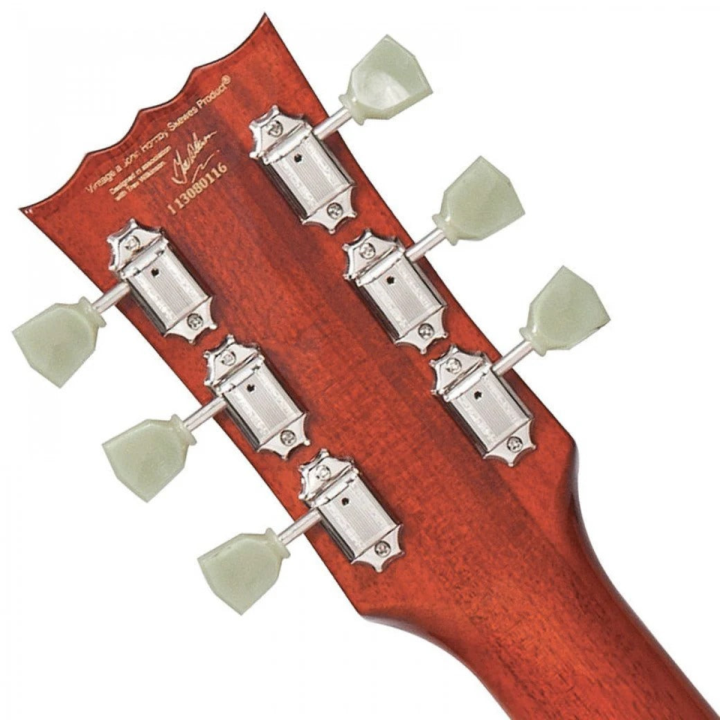 Vintage V100 Reissued Elektro Gitar - Lemon Drop