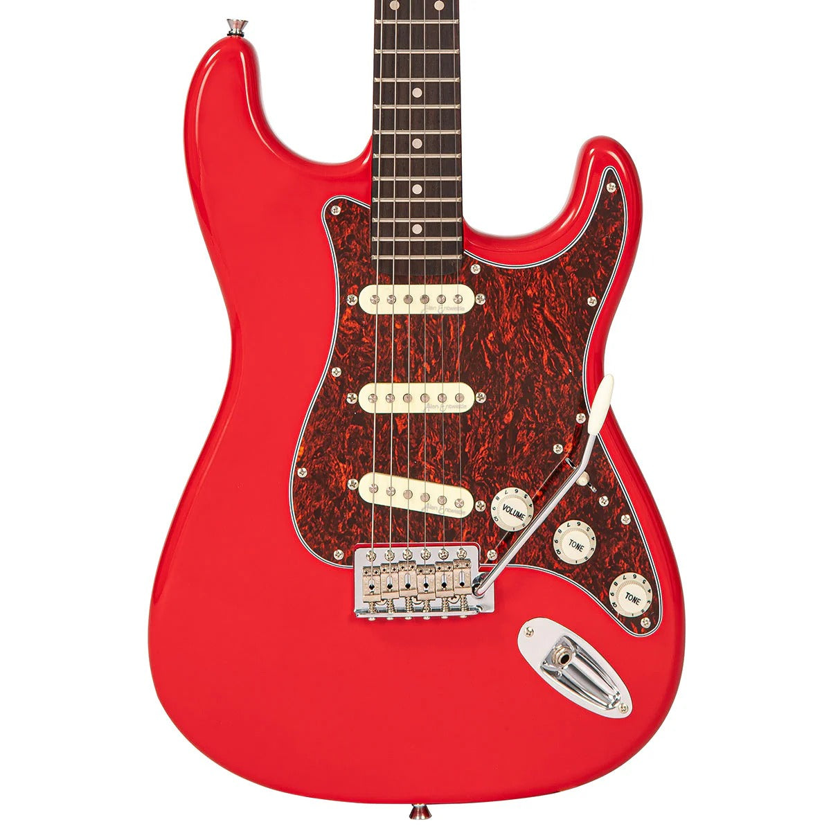 Vintage V60 Coaster Elektro Gitar - Gloss Red