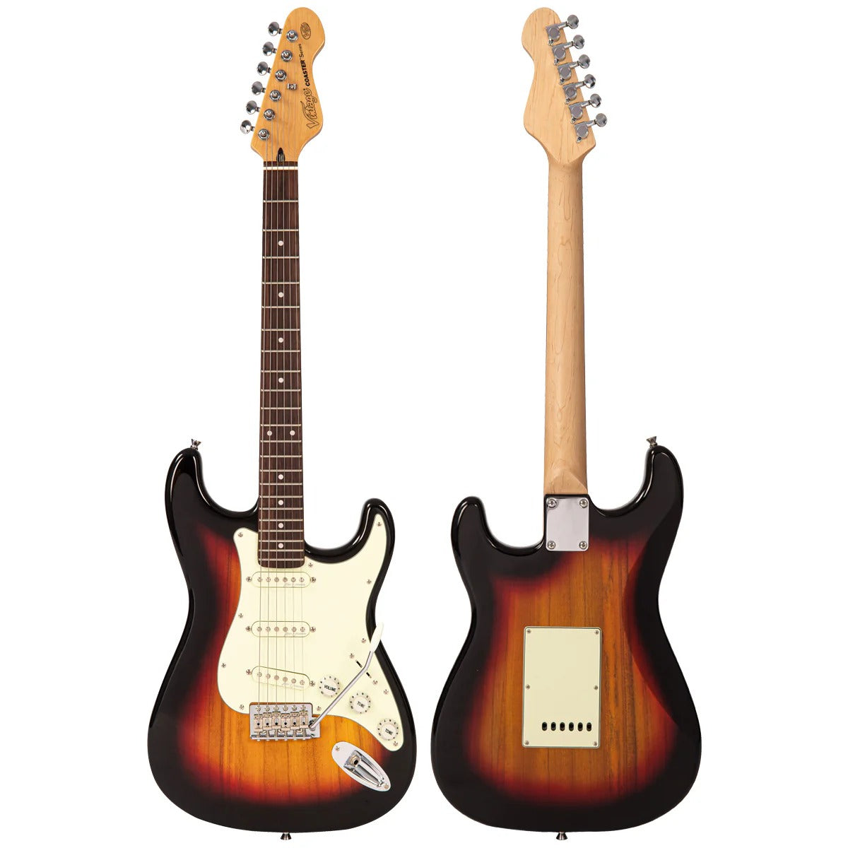 Vintage V60 Coaster Elektro Gitar - 3 Tone Sunburst