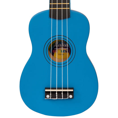 Vintage Laka Rainbow Soprano Ukulele - Blue