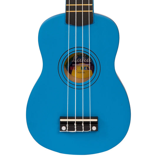 Vintage Laka Rainbow Soprano Ukulele - Blue