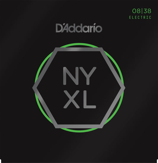 D'Addario NYXL0838 NYXL Nickel Elektro Gitar Teli - Extra Super Light (8-38)