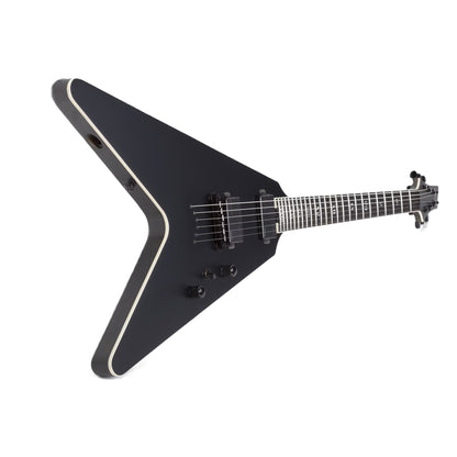 Schecter V-1 SLS Elite Evil Twin Elektro Gitar - Mat Siyah