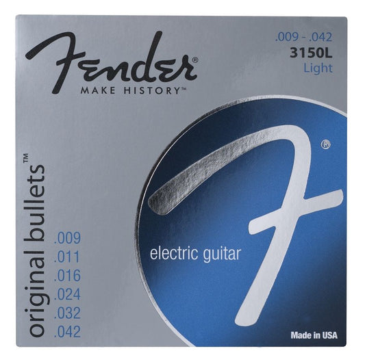Fender 3150L Original Bullets Pure Nickel Elektro Gitar Teli (9-42)