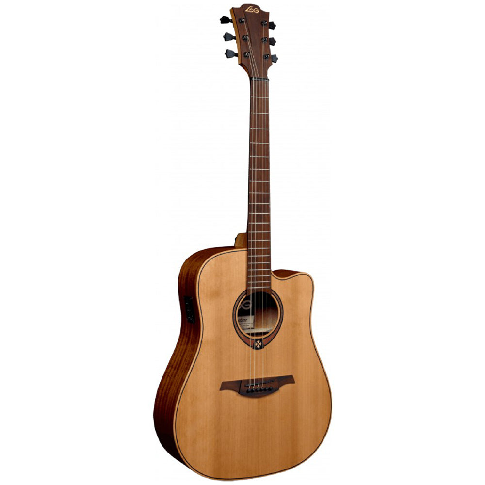 LAG GLA T170DCE Dreadnought Elektro Akustik Gitar