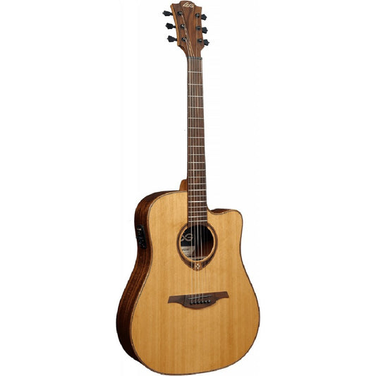 LAG GLA T118DCE Tramontane Dreadnought Cutaway Elektro Akustik Gitar