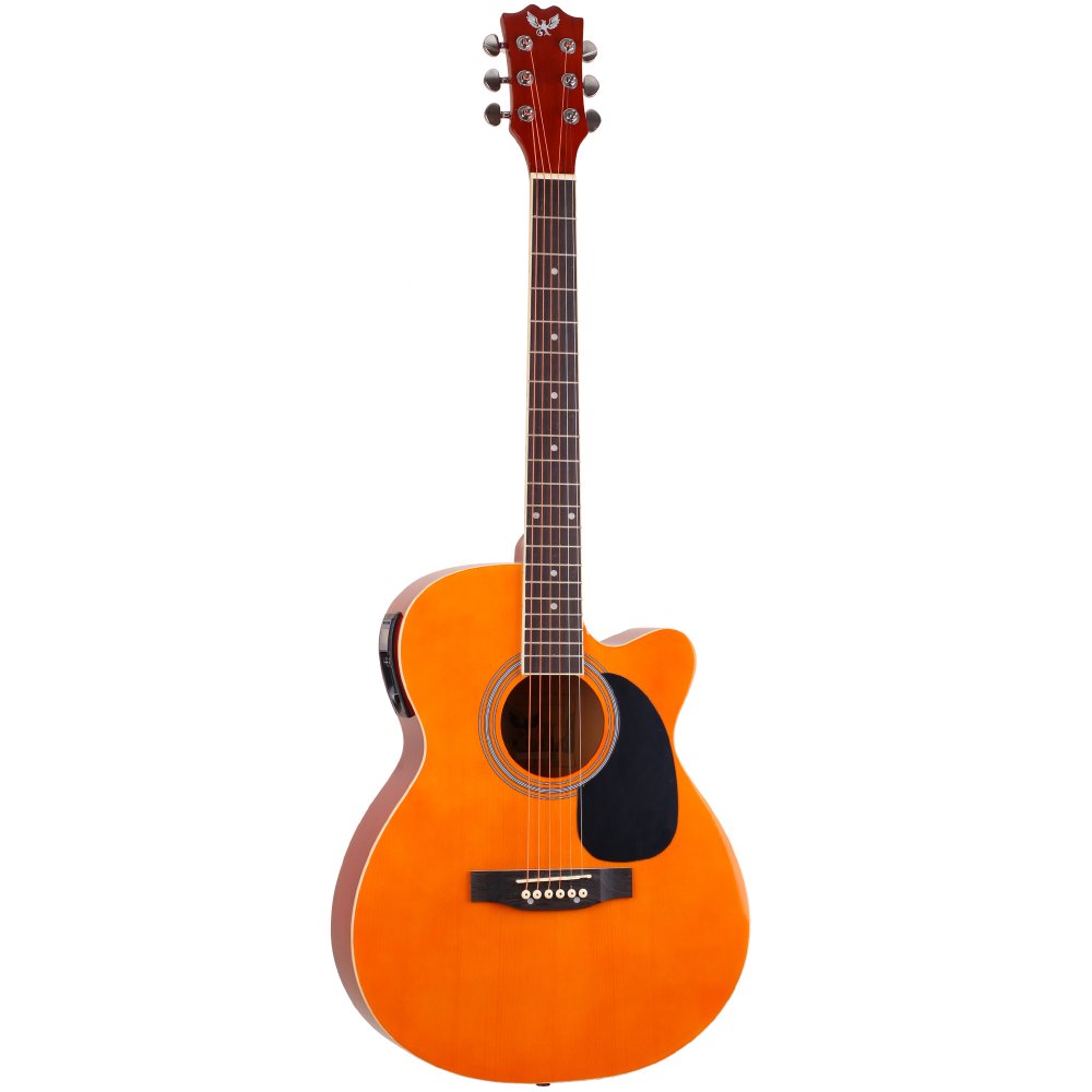 Angel AFG100CE-N Naturel Cutaway Elektro Akustik Gitar