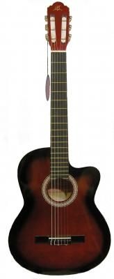 Barcelona LC 3900 CRDS Kırmızı Sunburst Cutaway Klasik Gitar