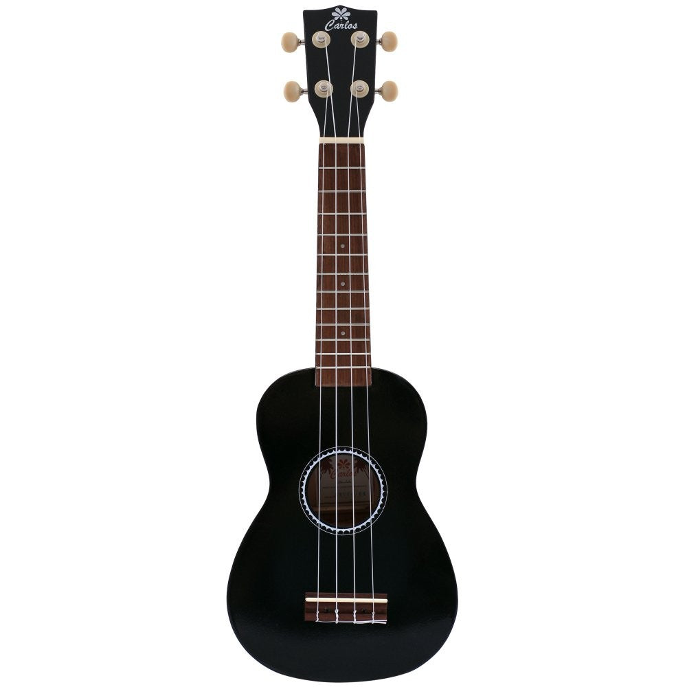 Carlos CRU50-BK Siyah Soprano Ukulele