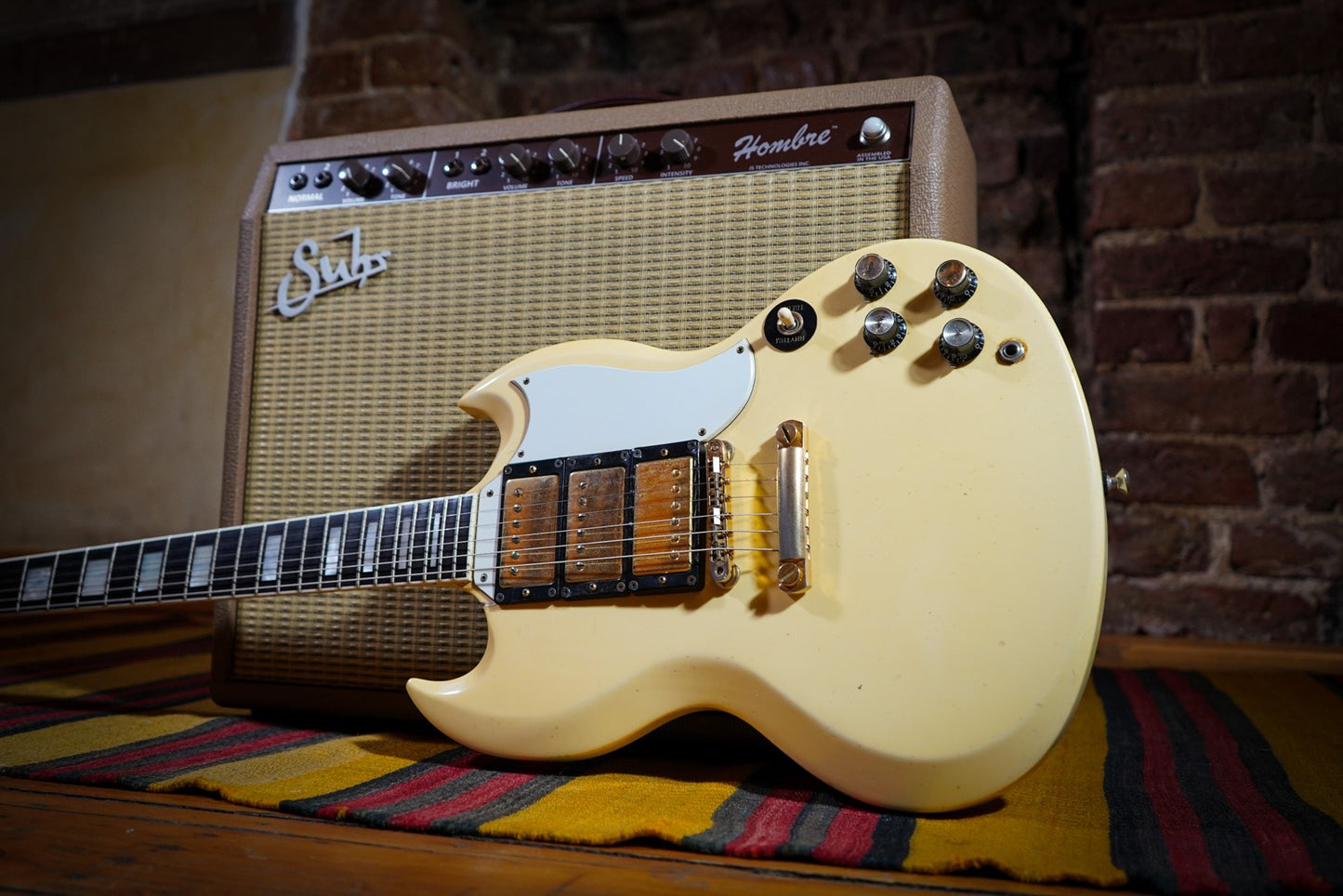 Gibson SG Custom Reissue 1987 - 1991  Elektro Gitar - Antique Ivory