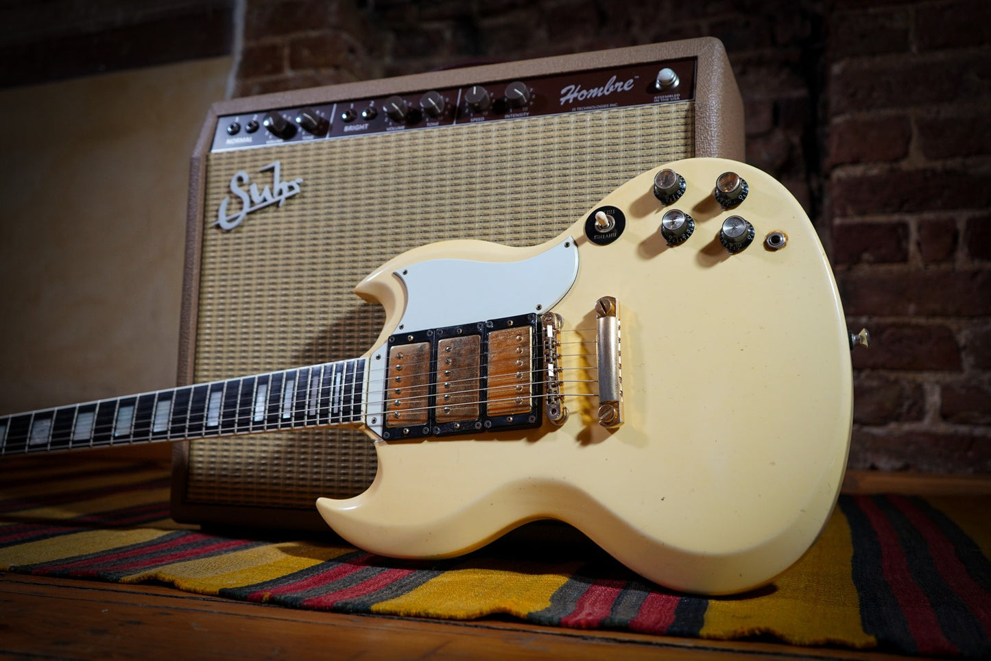 Gibson SG Custom Reissue 1987 - 1991  Elektro Gitar - Antique Ivory