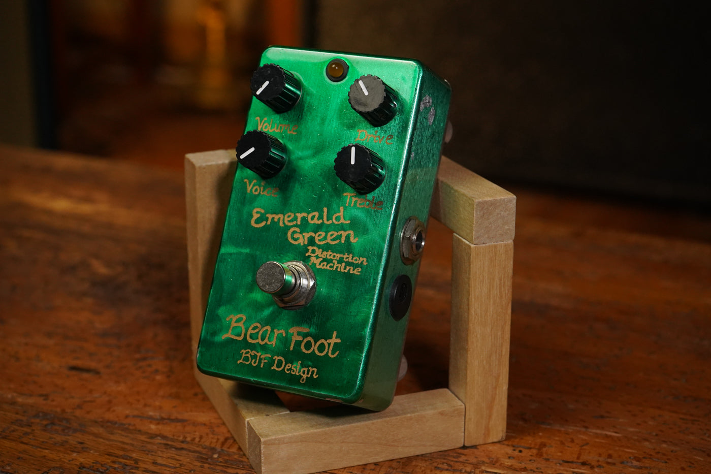 Bear Foot Emerald Green AC15 Klonu Overdrive Pedalı